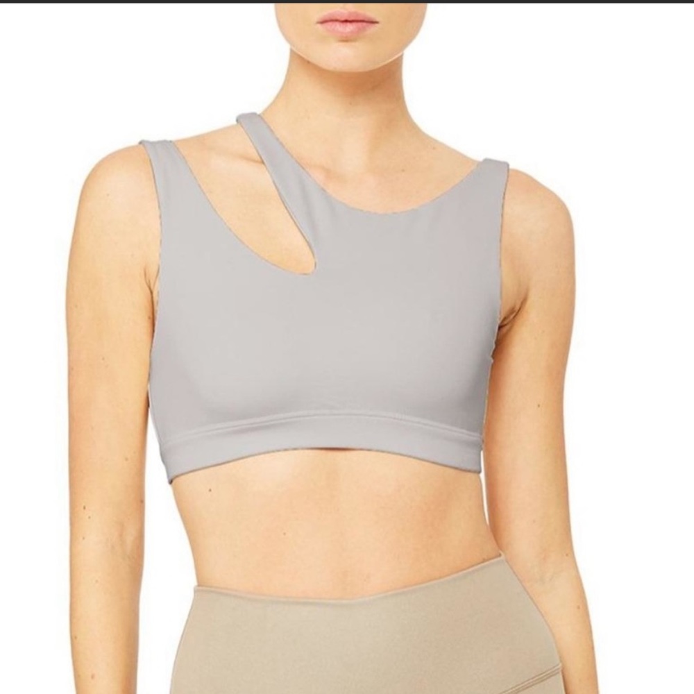 Alo Yoga Peak Bra Dove Grey